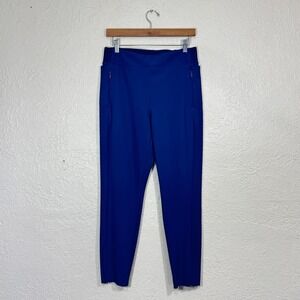Athleta Stellar Tight 12 Commute Travel Work Tapered Pants 982974 Royal Blue Zip